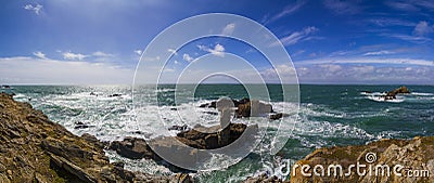 Cote sauvage Bretagne France Stock Photo