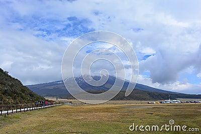 Cotopaxi volcano near to Quito, Ecuador Editorial Stock Photo