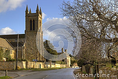 Cotswold Church, England Stock Photo