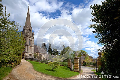 Cotswold Church, England Stock Photo
