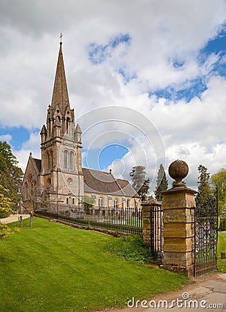 Cotswold Church, Gloucestershire Stock Photo