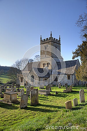 Cotswold church Stock Photo