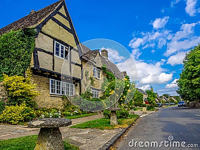 Cotswold country village Stock Photo