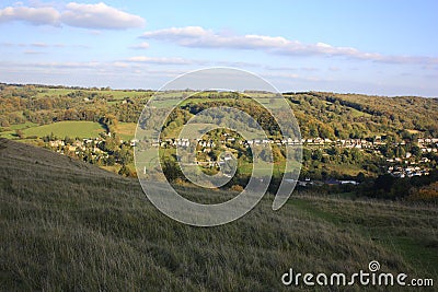 The cotswolds at Stroud Stock Photo