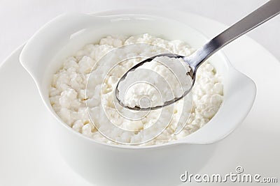 Cottage Cheese Stock Photo