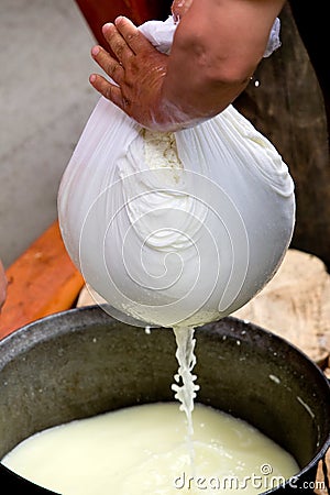 Cottage cheese Stock Photo