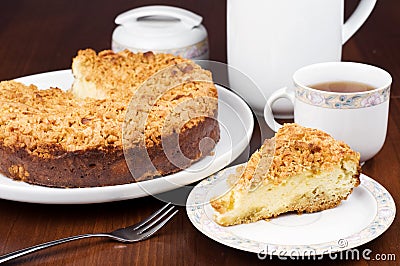 Cottage cheese cake Stock Photo