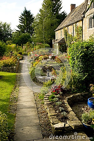 Cottage Garden Stock Photo