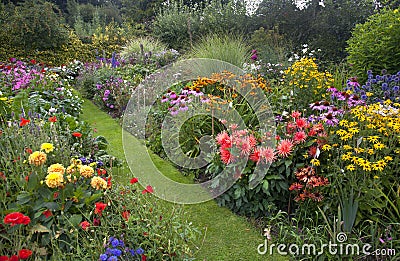 Cottage Garden Stock Photo