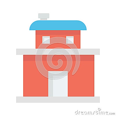 Cottage Isolated Vector icon which can easily modify or edit Vector Illustration