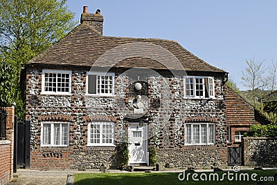 Cottage in Shoreham. Kent. England Stock Photo