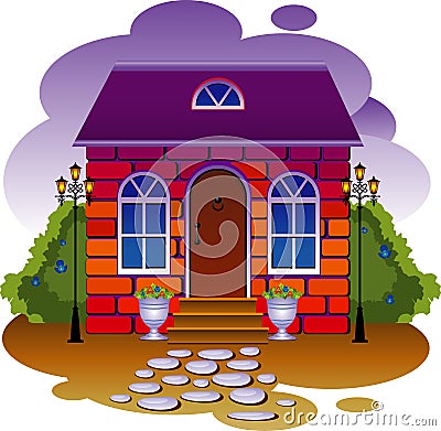 Cottage. Vector illustration Vector Illustration