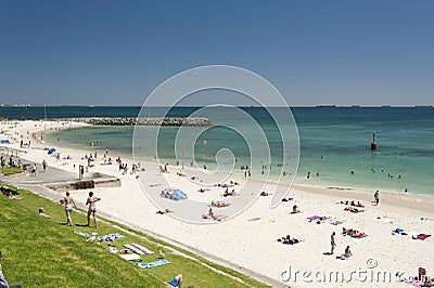 Cottesloe Beach, Perth, Western Australia Editorial Stock Photo