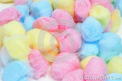 Cotton balls Stock Photo