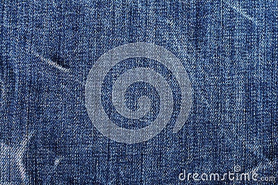 Cotton blue jeans background Stock Photo