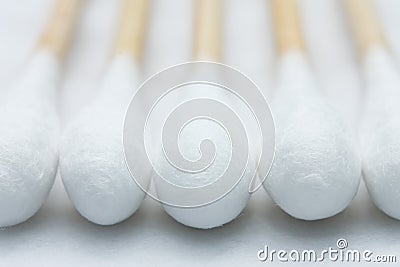 Cotton buds Stock Photo