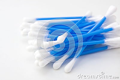 Cotton buds Stock Photo