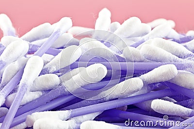 Cotton buds Stock Photo