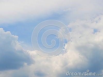 Cotton Clouds Stock Photo