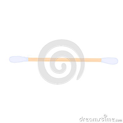 Cotton swabs vector stock illustration. Vector Illustration