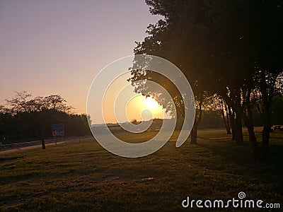 Sunset Stock Photo