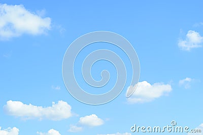 could on blue sky background Stock Photo