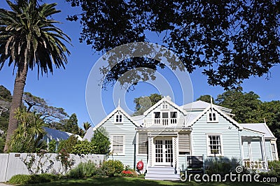 Couldrey House Historic building Auckland New Zealand Editorial Stock Photo