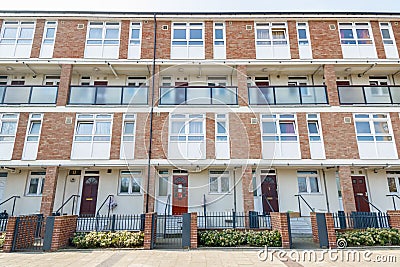 Council housing flats in East London Stock Photo