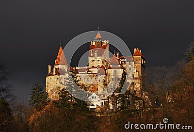 Count Dracula's Castle Stock Photo