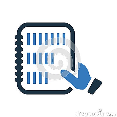 Count, enumerate, itemize icon. Simple editable vector graphics Stock Photo