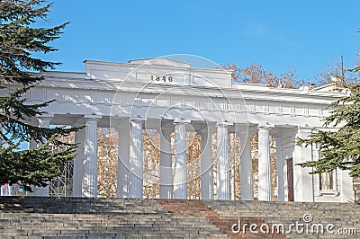 Count`s quay at Sevastopol Editorial Stock Photo