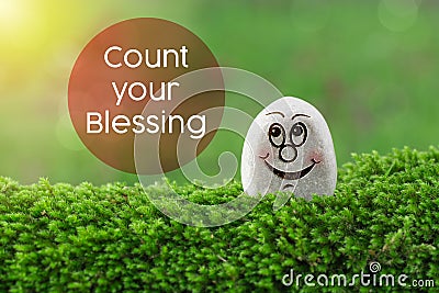 Count your blessing Stock Photo