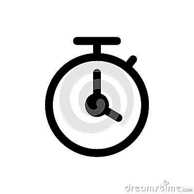Countdown icon vector. Passage of time illustration sign. Clock symbol. Vector Illustration