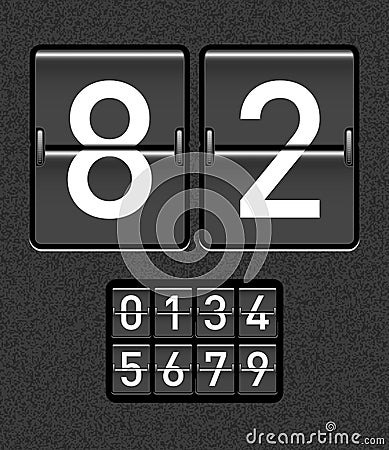 Countdown timer Vector Illustration