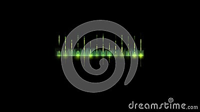 countdown UI HUD information blocks, construction of letters and numbers, technology concept. elements for design Stock Photo
