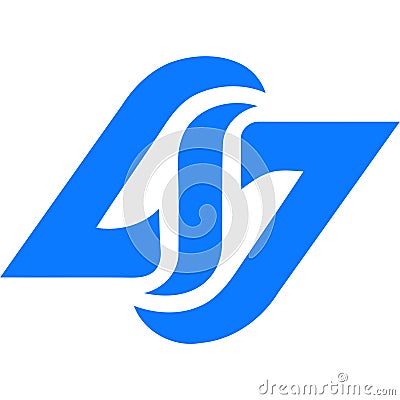 Counter logic gaming sports logo Editorial Stock Photo