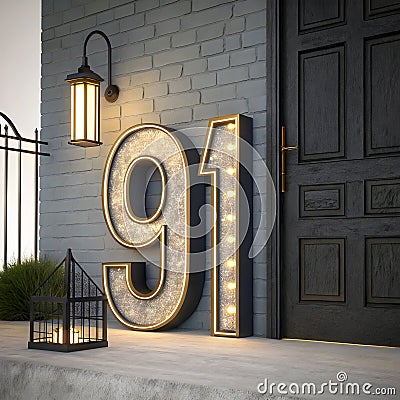 Counting numbers refer to positive integers used for counting objects Stock Photo