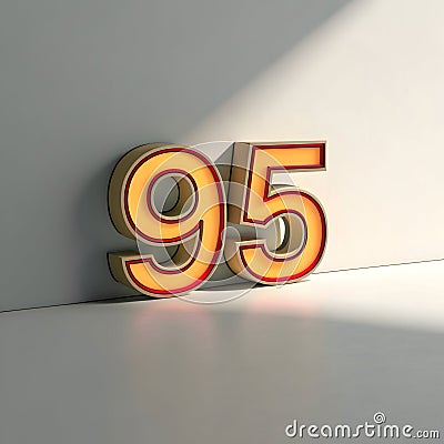 Counting numbers refer to positive integers used for counting objects Stock Photo