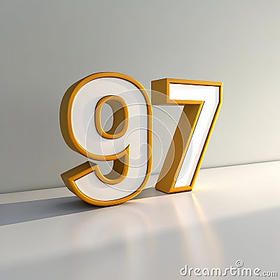 Counting numbers refer to positive integers used for counting objects Stock Photo