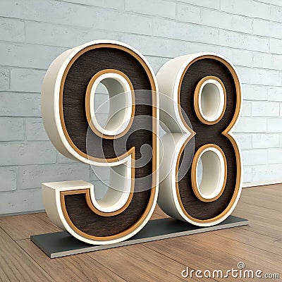 Counting numbers refer to positive integers used for counting objects Stock Photo