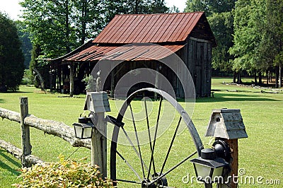 Country barn Stock Photo