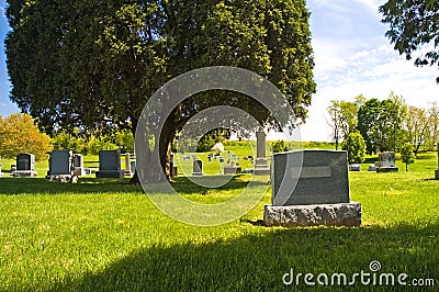 Country Cemetery Stock Photo