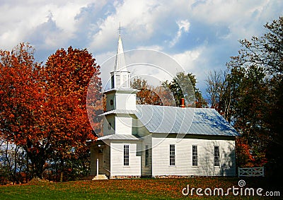 Country Church Stock Photo