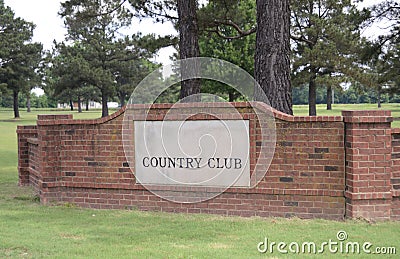 Country Club Stock Photo