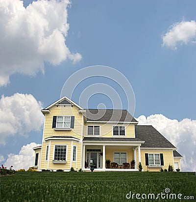 Country Home Stock Photo