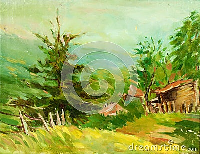 Country house Stock Photo