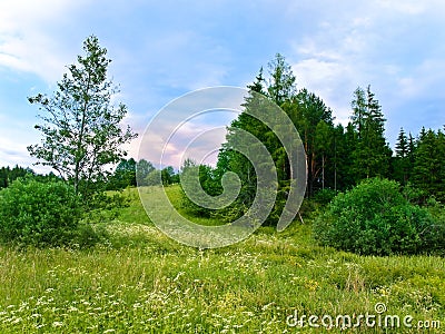 Country landscape Stock Photo