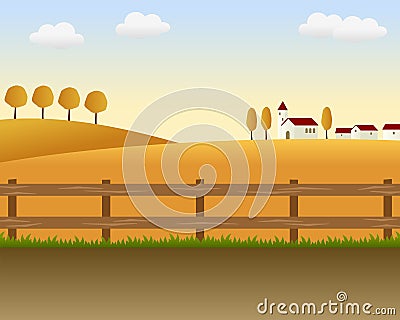 Country Landscape [2] Vector Illustration