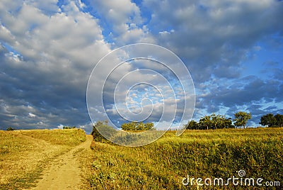 Country landscape Stock Photo