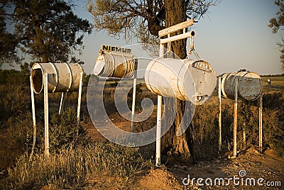 Country Letterbox / Mailbox Stock Photo